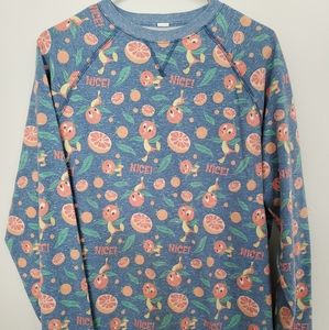 disney world orange bird crewneck sweater